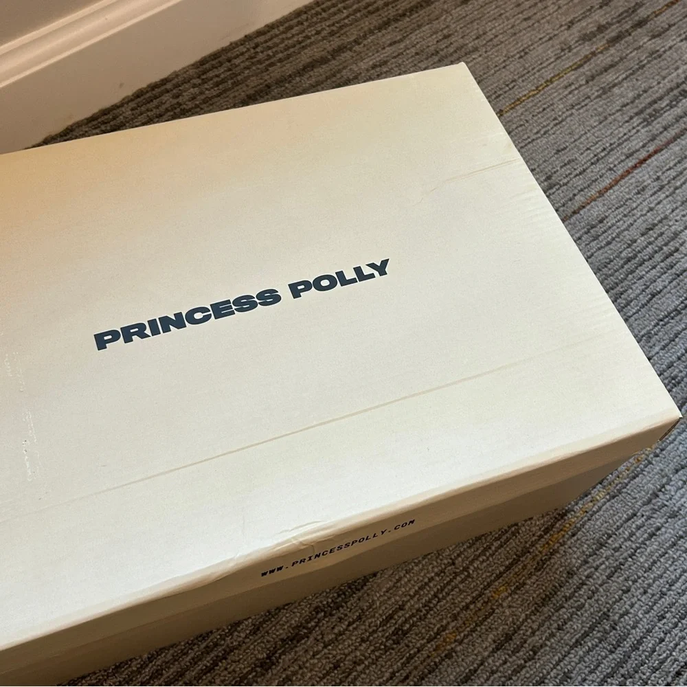 Princess Polly Fulton Lace Up Boots (Cream) - Picture 3 of 3